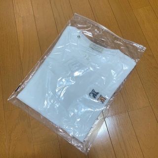 メゾンキツネ(MAISON KITSUNE')のMAISON KITSUNE メゾンキツネ Tシャツ ホワイト XS(Tシャツ(半袖/袖なし))