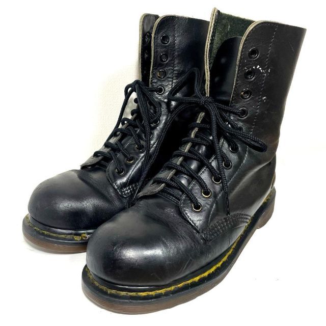 激レア DR. MARTENS イングランド スチールトゥ 10ホール　黒 1