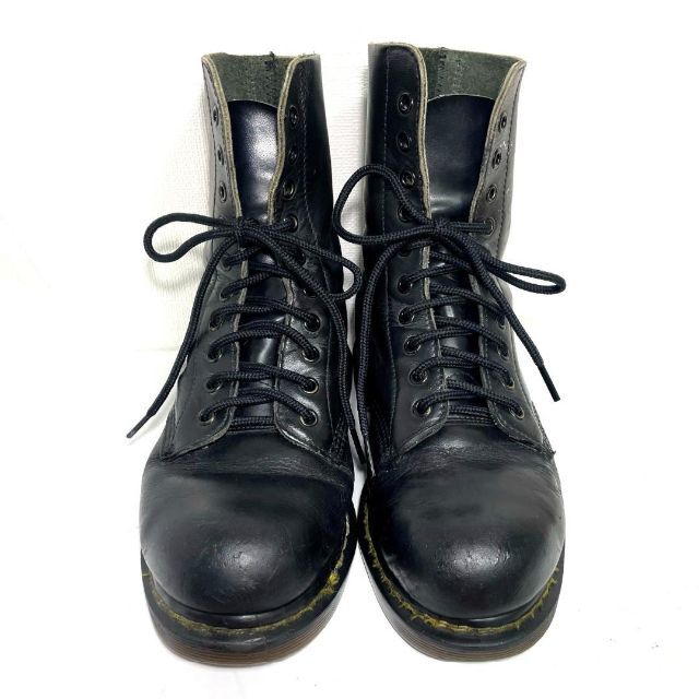 激レア DR. MARTENS イングランド スチールトゥ 10ホール　黒 4