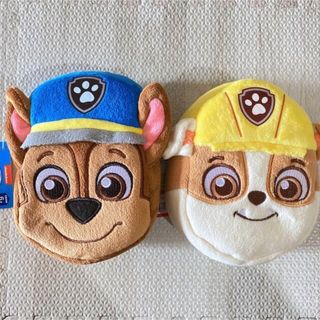 ♡パウパトロール パウパト チェイス＆ラブル フェイスポーチ♡(キャラクターグッズ)