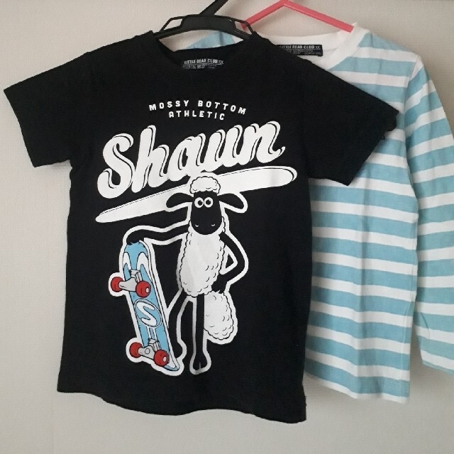 【値下げ】　ひつじのショーン　Tシャツ　長袖セット キッズ/ベビー/マタニティのキッズ服男の子用(90cm~)(Tシャツ/カットソー)の商品写真