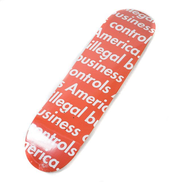 Supreme Illegal Business Skateboard 赤 まとめ買いでお得