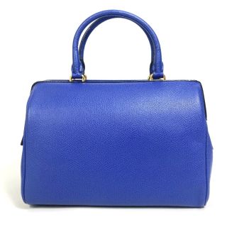 セリーヌ(celine)のセリーヌ CELINE ミニボストンバッグ ハンドバッグ レザー ブルー(ハンドバッグ)