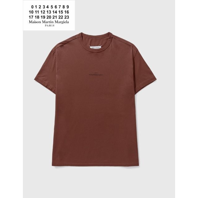 NavYandCoMAISON MARGIELA アップサイドダウン ロゴTシャツ