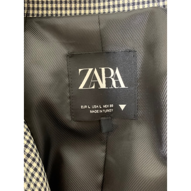 美品　ZARA チェックテーラードジャケット