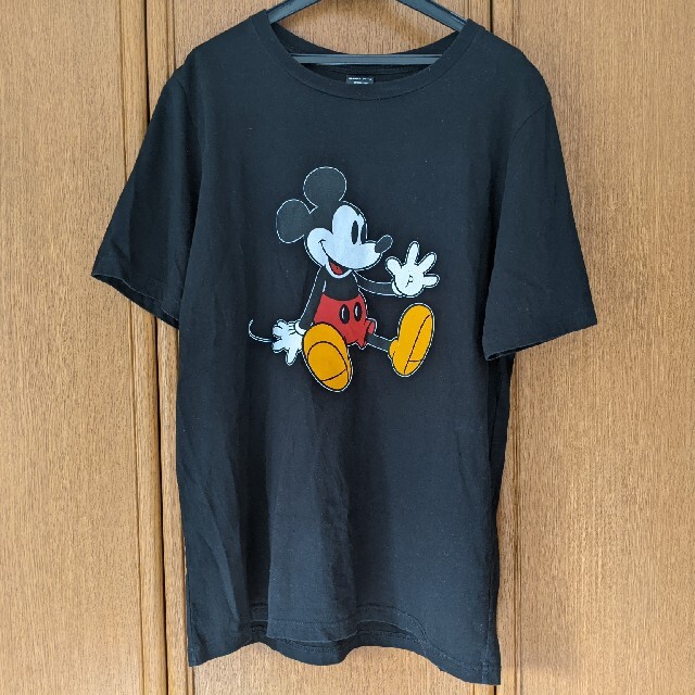 ナンバーナイン　Disney コラボ　Tシャツ ミッキーマウス　黒色　4 XL