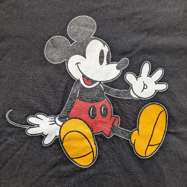 ナンバーナイン Disney コラボ Tシャツ ミッキーマウス 黒色 4 XL