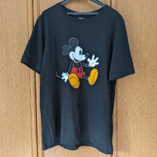 ナンバーナイン Disney コラボ Tシャツ ミッキーマウス 黒色 4 XL