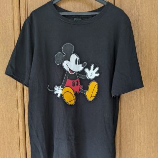 ナンバーナイン Disney コラボ Tシャツ ミッキーマウス 黒色 4 XL