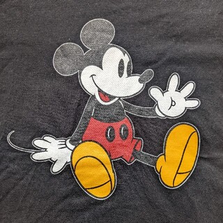 ナンバーナイン　Disney コラボ　Tシャツ ミッキーマウス　黒色　4 XL