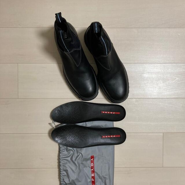 Prada leather Chelsea boots