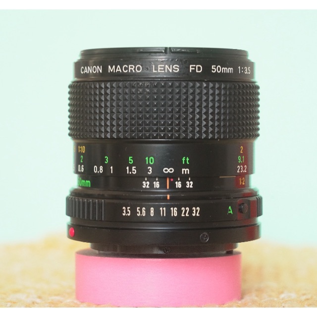 【訳あり】CANON New マクロ FD 50mm f3.5 オールドレンズ