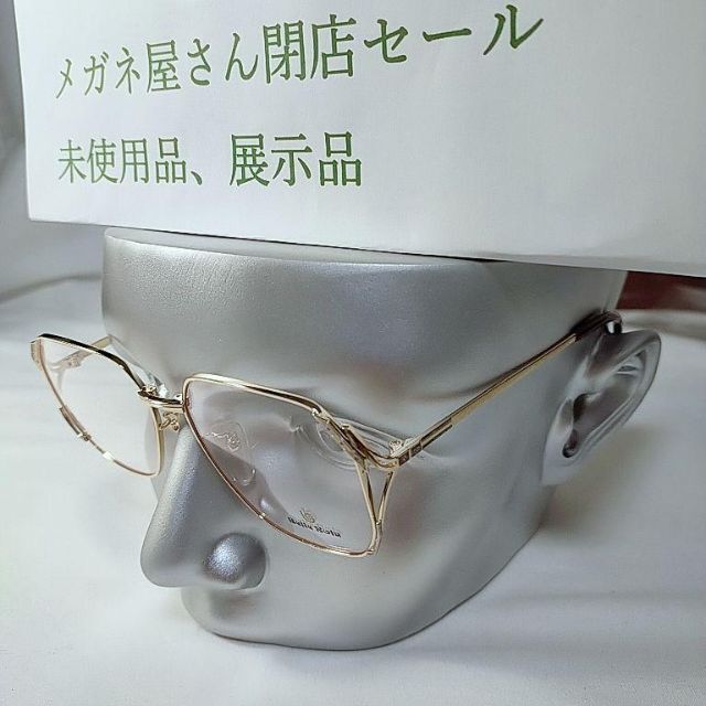 特別セーフ 未使用品 展示品 Belle Sola メガネ フレーム 度なし