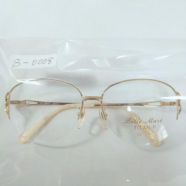 未使用品 展示品 Belle Mare メガネ フレーム チタン | gellonautos.cl