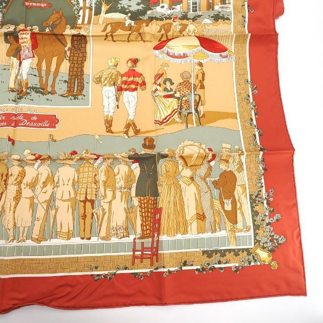 HERMES - 【新品同様】エルメス カレ90 ドーヴィル競馬の時代 HERMES - 【新品同様】エルメス カレ90 ドーヴィル競馬の時代