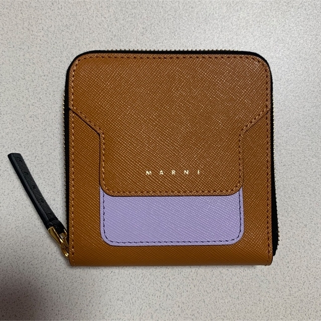 MARNI マルニ レザー ジップラウンドファスナー 二つ折り財布 ミニ財布 | フリマアプリ ラクマ
