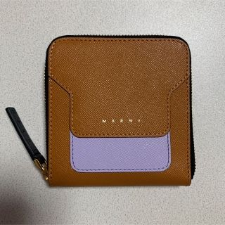 Marni - MARNI マルニ レザー ジップラウンドファスナー 二つ折り財布