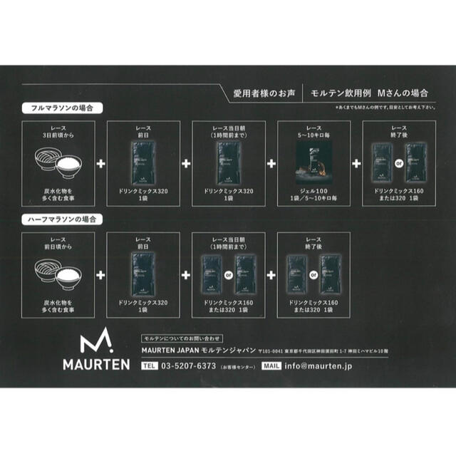 6袋　MAURTEN モルテンドリンクミックス320 3