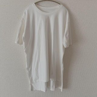 ルクールブラン(le.coeur blanc)のロングオーバーホワイトTシャツ(Tシャツ(長袖/七分))