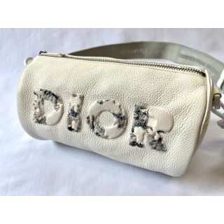 ディオール(Dior)のディオール×ダニエルアーシャム レザー ローラーバッグ ショルダーバッグ(ショルダーバッグ)