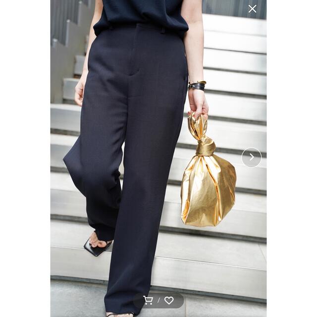 Deuxieme Classe W cross straight ワイドパンツ レディース パンツ ...