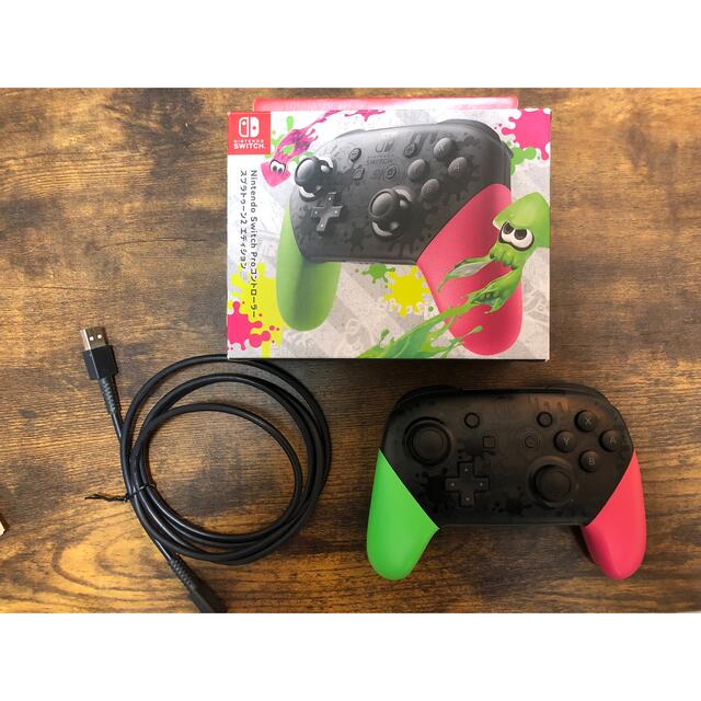 Nintendo switch  プロコン スプラトゥーン 純正品エンタメ/ホビー