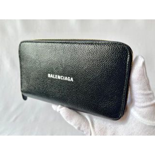 バレンシアガ(Balenciaga)のバレンシアガ 594290 レザー エブリデイ ラウンドファス　S＆Nママ様専用(長財布)