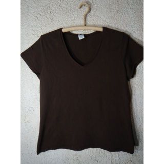 ギャップ(GAP)の8076　GAP　ギャップ　大きめ　半袖　vネック　デザイン　tシャツ(Tシャツ(半袖/袖なし))