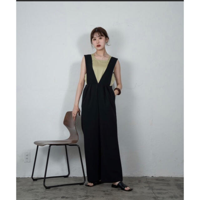 amiur v neck long all in one レディースのパンツ(オールインワン)の商品写真