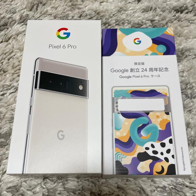 Google Pixel(グーグルピクセル)のGoogle Pixel 6 Pro Cloudy White 128 GB スマホ/家電/カメラのスマートフォン/携帯電話(スマートフォン本体)の商品写真