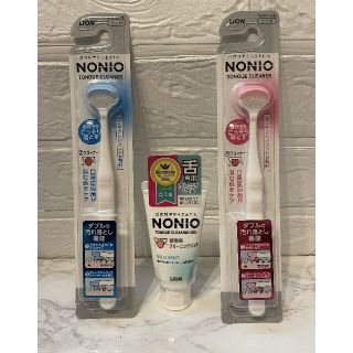 ライオン(LION)のNONIO 舌専用クリーニングジェル&舌ブラシ(口臭防止/エチケット用品)