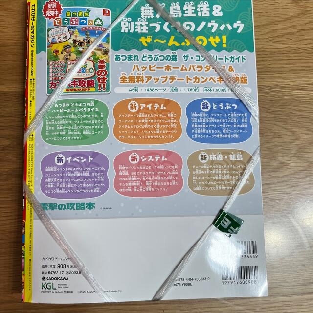 角川書店(カドカワショテン)の【雑誌】未開封　新品　てれびげーむマガジン　2022年9-10月号　DVD付き エンタメ/ホビーの雑誌(ゲーム)の商品写真