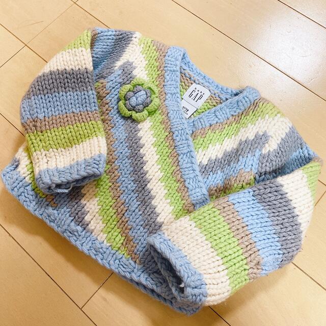 babyGAP(ベビーギャップ)のベビーギャップ babyGAP ニット アウター 90 キッズ/ベビー/マタニティのキッズ服女の子用(90cm~)(ジャケット/上着)の商品写真