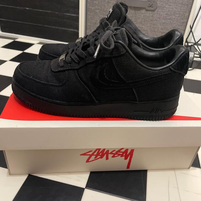 ナイキ エアフォース1 STUSSY 26.0 - スニーカー