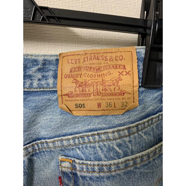 Levi's(リーバイス)の【W36L32】Levi'sリーバイス 501 ダメージデニム メンズのパンツ(デニム/ジーンズ)の商品写真