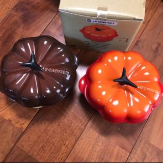 ルクルーゼ(LE CREUSET)のル・クルーゼ　ミニココットパンプキン(食器)