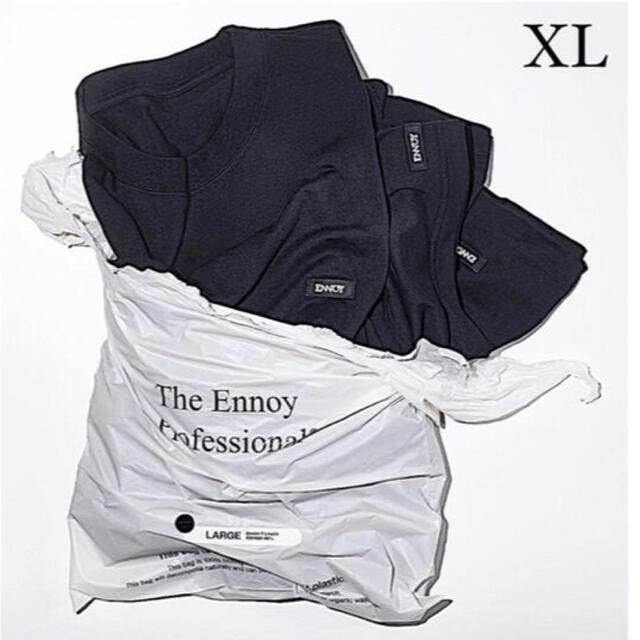 ■ENNOY 3PACK T-SHIRTS エンノイ ブラック XL