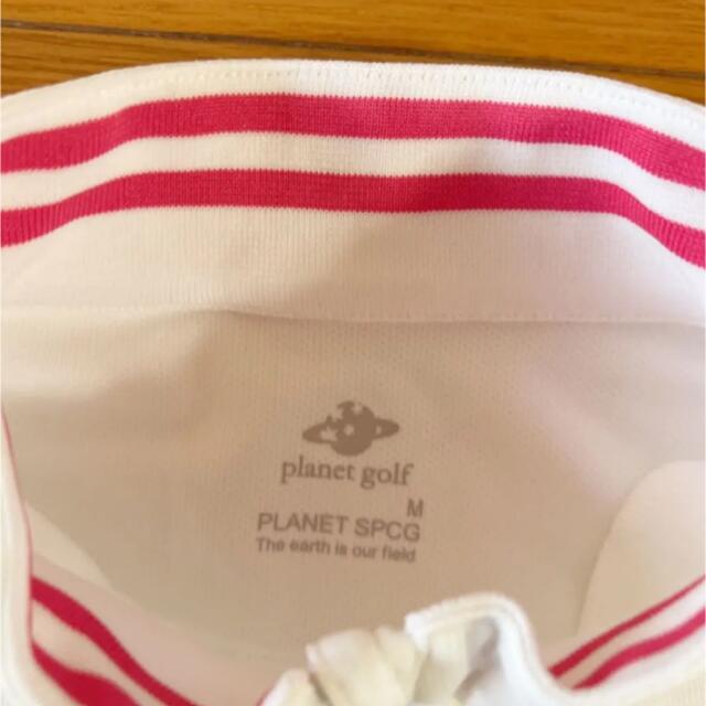 PEARLY GATES(パーリーゲイツ)の極美品 PLANET GOLF プラネットゴルフ モックネック ジップポロシャツ スポーツ/アウトドアのゴルフ(ウエア)の商品写真