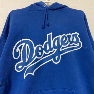 ジャージーズ(JERZEES)のDodgersパーカー 【Lサイズ】USA製(パーカー)