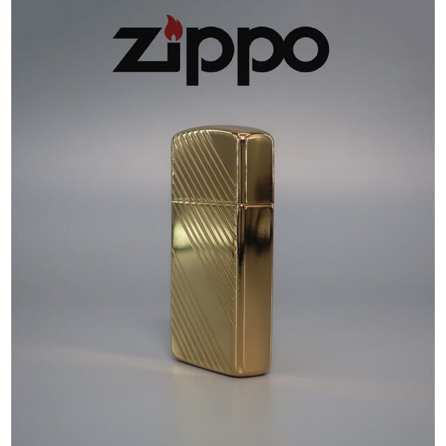 ZIPPO ゴールドカラー　1988年製　スリム　オイルライター　ビンテージ