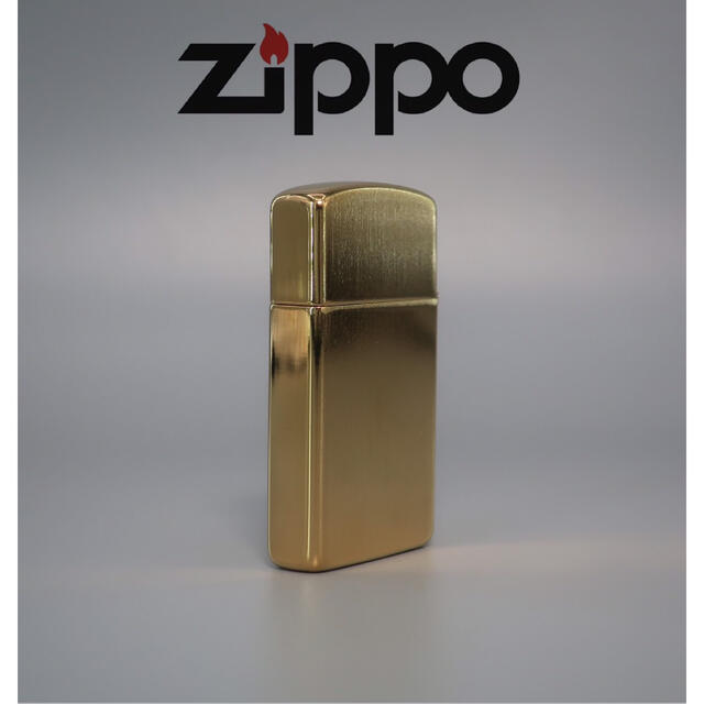 ZIPPO ゴールドカラー　1988年製　スリム　オイルライター　ビンテージ