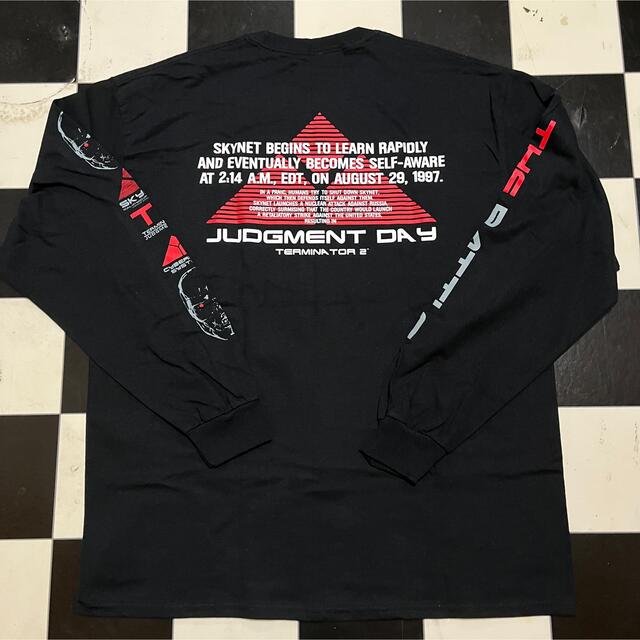 新品 レア ターミネーター2 Terminator 2 長袖TシャツXL ロンT 最新最