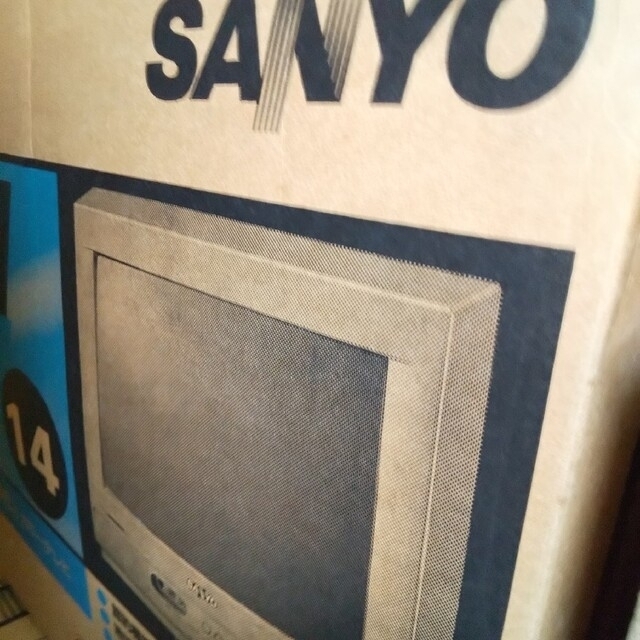 SANYO(サンヨー)のブラウン管テレビ　SANYO　カラーテレビ　14インチ　サンヨー　昭和 スマホ/家電/カメラのテレビ/映像機器(テレビ)の商品写真