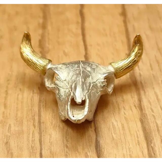 goro's(ゴローズ)の激レア　美品　シルバーダラークラフト / Buffalo Skull 18k メンズのアクセサリー(ネックレス)の商品写真