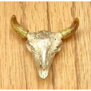 ゴローズ(goro's)の激レア　美品　シルバーダラークラフト / Buffalo Skull 18k(ネックレス)