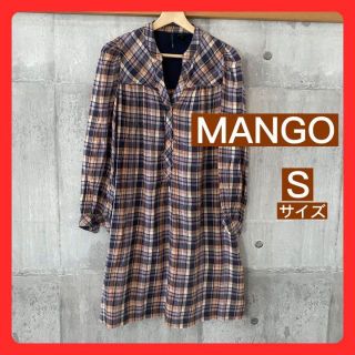 マンゴ(MANGO)の◆Mango casual sports wear チェックワンピース(ひざ丈ワンピース)