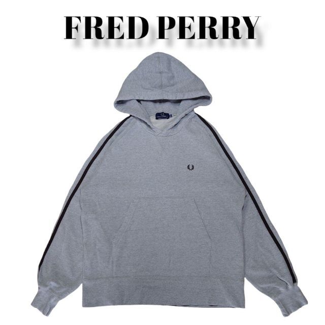 FRED PERRY ワンポイント 刺繍 スウェットパーカー フレッドペリー