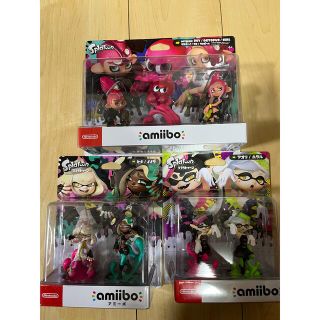 amiibo アミーボ　スプラトゥーン　3個セット(ゲームキャラクター)