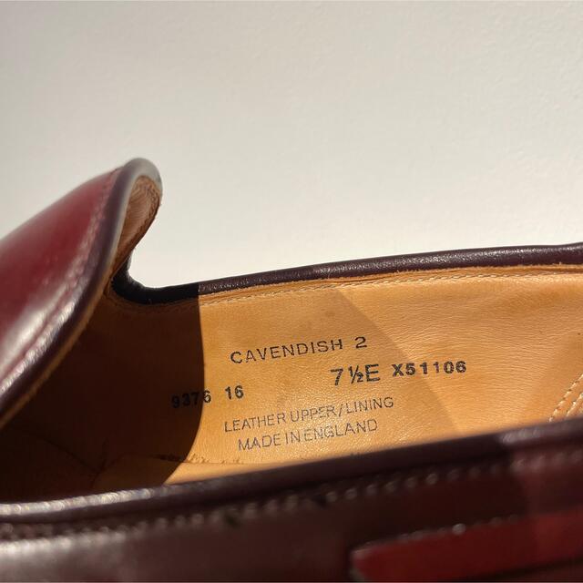 Crockett&Jones(クロケットアンドジョーンズ)のクロケットジョーンズ キャベンディッシュ コードバン タッセルローファー 7.5 メンズの靴/シューズ(ドレス/ビジネス)の商品写真