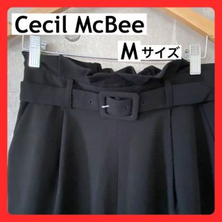 セシルマクビー(CECIL McBEE)の◆Cecil McBee  ベルト付きクロップドパンツ M(クロップドパンツ)